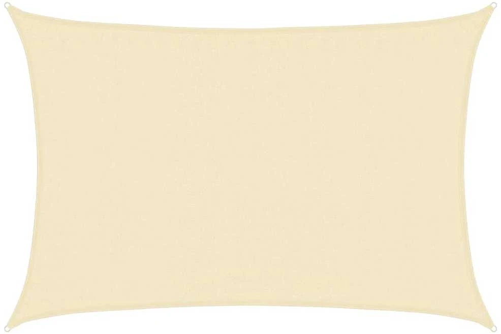 Uždanga nuo saulės, kreminės spalvos, 3,5x4,5m, HDPE, 160g/m²