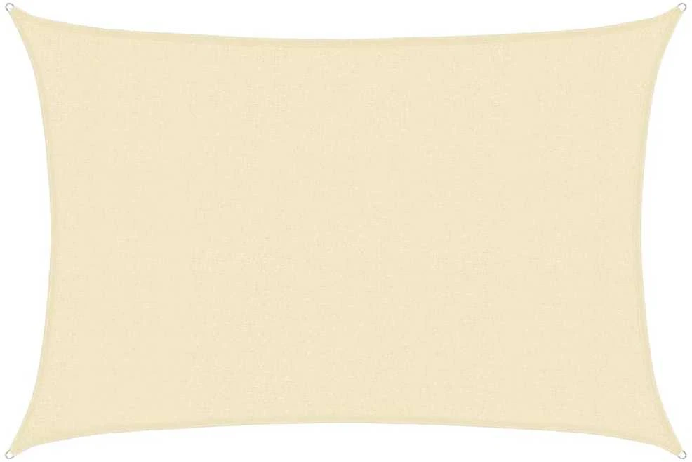 Uždanga nuo saulės, kreminės spalvos, 3x5m, HDPE, 160g/m²