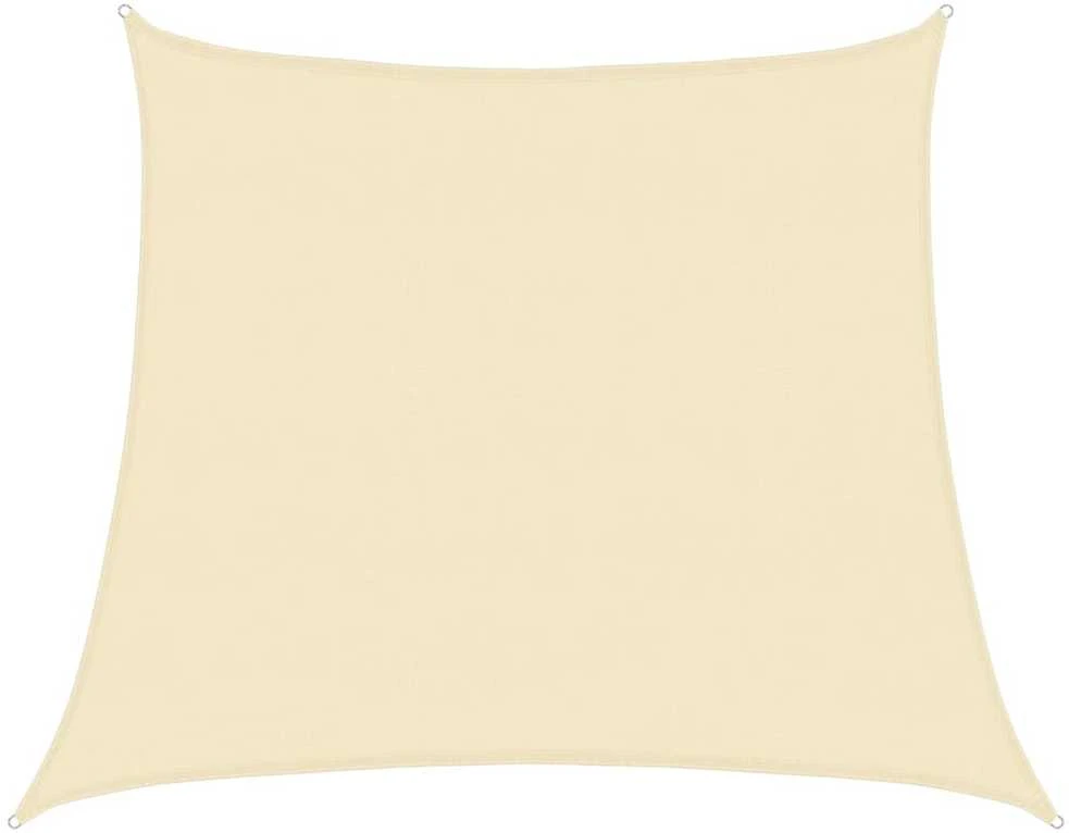 Uždanga nuo saulės, kreminės spalvos, 4/5x4m, HDPE, 160g/m²