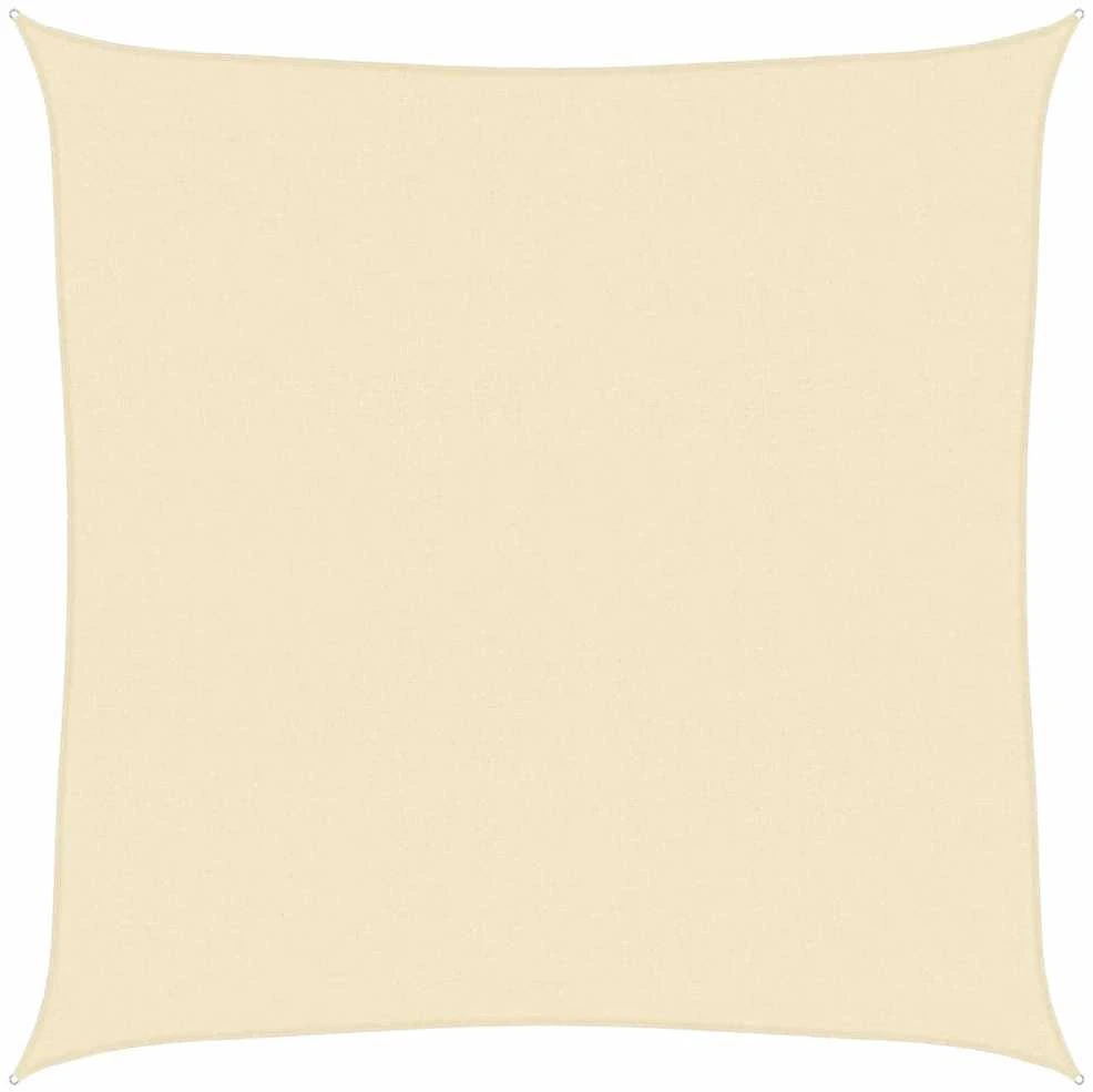 Uždanga nuo saulės, kreminės spalvos, 4,5x4,5m, HDPE, 160g/m²