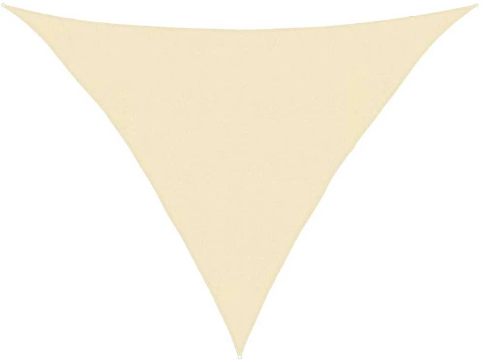 Uždanga nuo saulės, kreminės spalvos, 4x4x5,8m, HDPE, 160g/m²