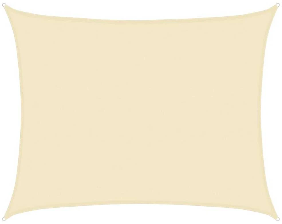 Uždanga nuo saulės, kreminės spalvos, 6x8m, HDPE, 160g/m²