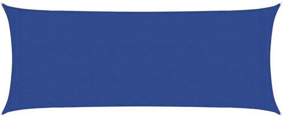 Uždanga nuo saulės, mėlynos spalvos, 2x5m, HDPE, 160g/m²