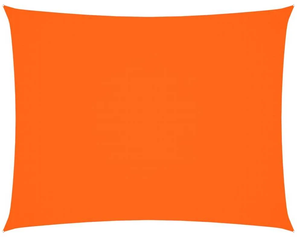 Uždanga nuo saulės, oranžinė,6x8m,oksfordo audinys, stačiakampė