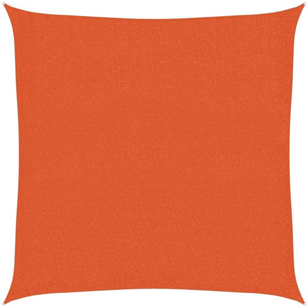 Uždanga nuo saulės, oranžinės spalvos, 2,5x2,5m, HDPE, 160g/m²