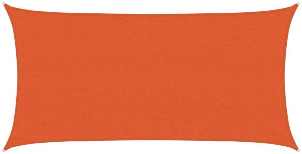 Uždanga nuo saulės, oranžinės spalvos, 2,5x4,5m, HDPE, 160g/m²