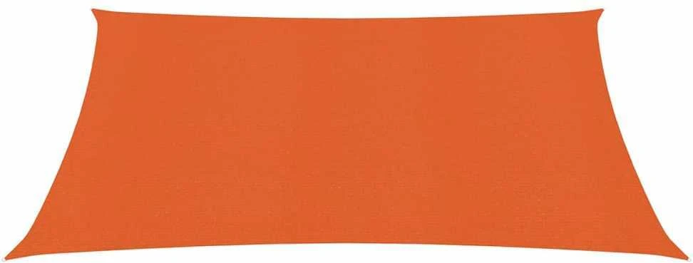 Uždanga nuo saulės, oranžinės spalvos, 2x2,5m, HDPE, 160g/m²
