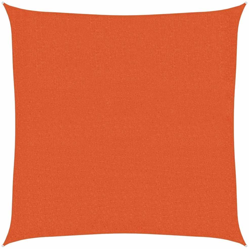 Uždanga nuo saulės, oranžinės spalvos, 2x2m, HDPE, 160g/m²