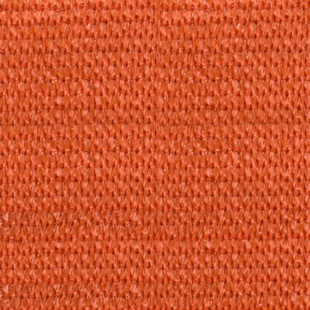 Uždanga nuo saulės, oranžinės spalvos, 2x5m, HDPE, 160g/m²