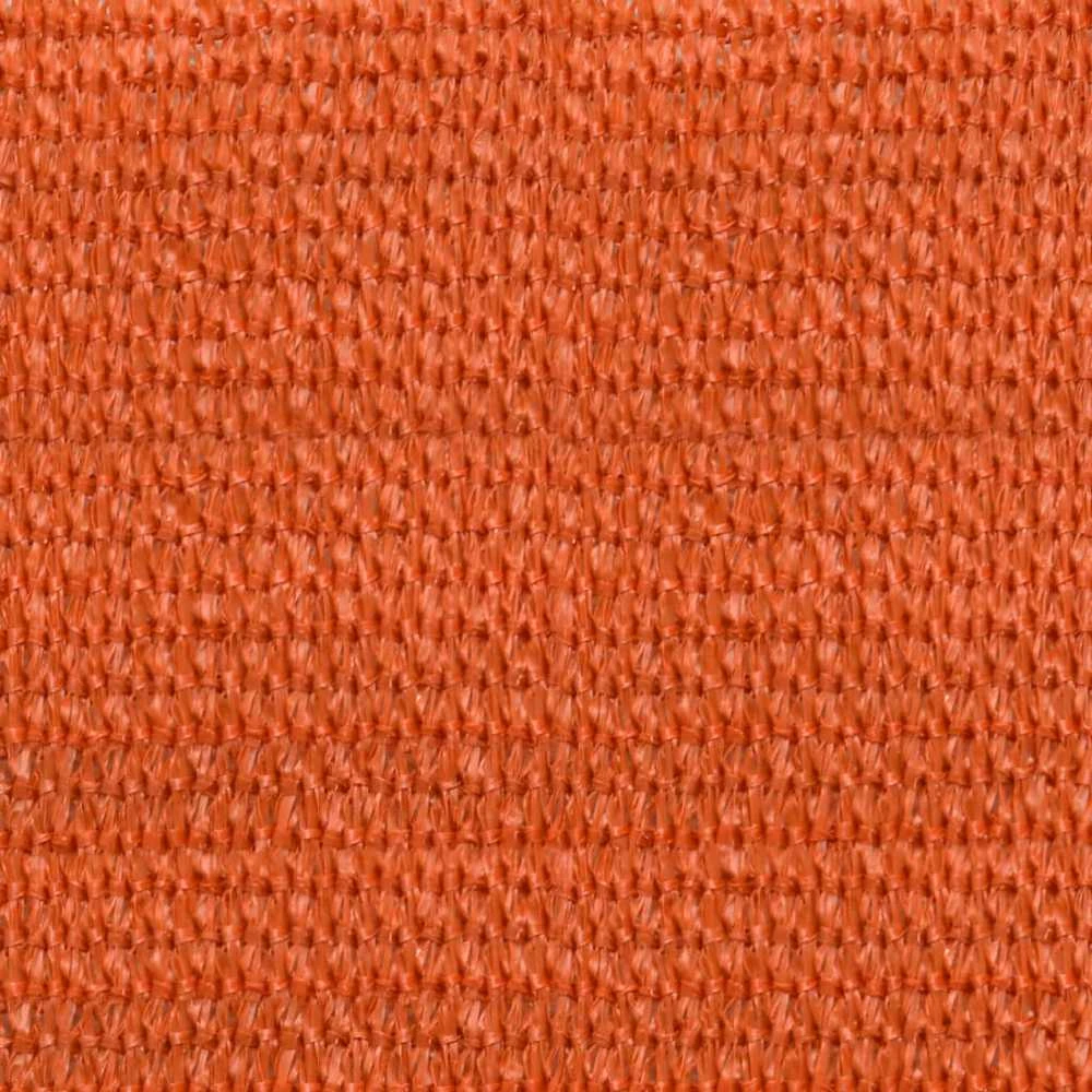 Uždanga nuo saulės, oranžinės spalvos, 3,5x4,5m, HDPE, 160g/m²