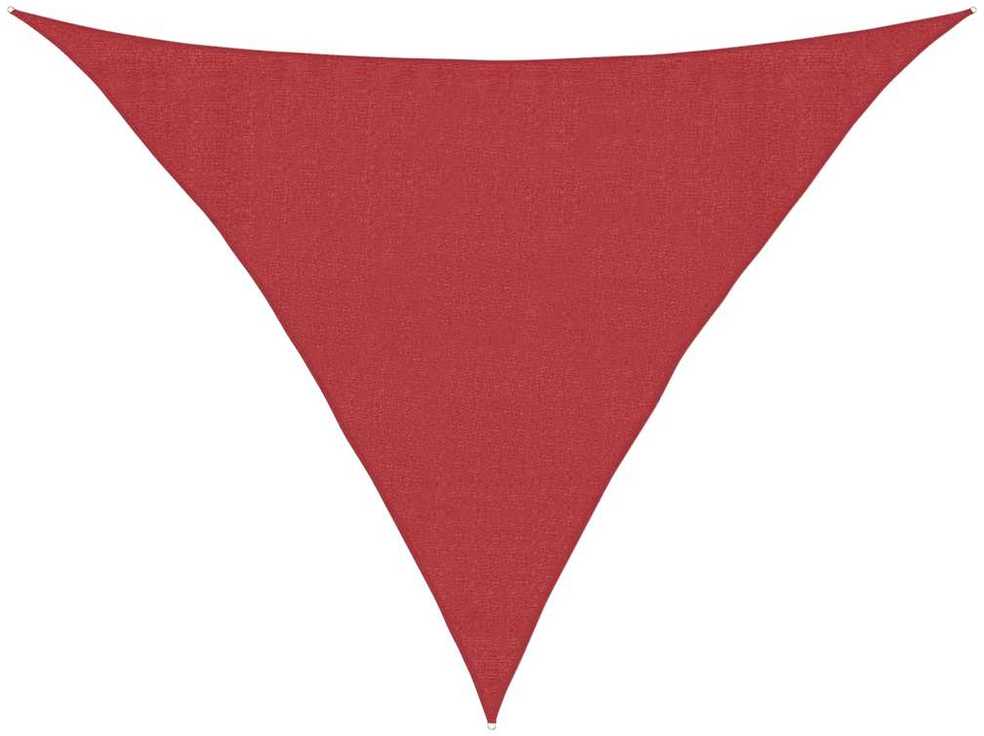 Uždanga nuo saulės, raudona, 3,5x3,5x4,9m, HDPE, 160g/m²