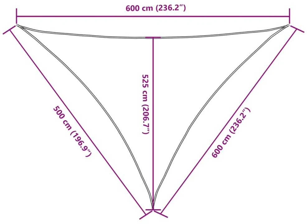Uždanga nuo saulės, raudona, 5x6x6m, oksfordo audinys