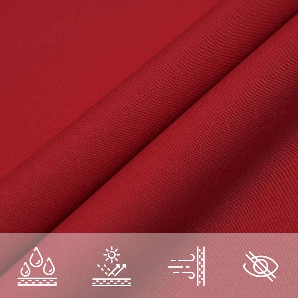 Uždanga nuo saulės, raudona,3x6m, oksfordo audinys, stačiakampė