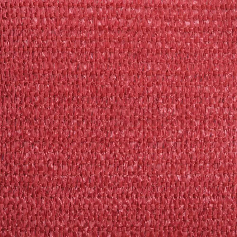 Uždanga nuo saulės, raudonos spalvos, 2,5x2,5m, HDPE, 160g/m²
