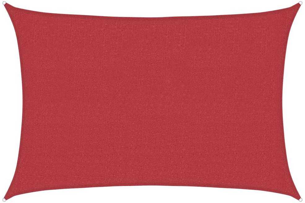 Uždanga nuo saulės, raudonos spalvos, 2,5x4m, HDPE, 160g/m²