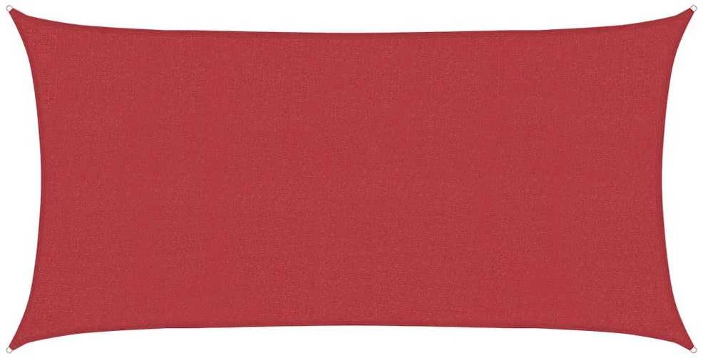 Uždanga nuo saulės, raudonos spalvos, 2x3,5m, HDPE, 160g/m²