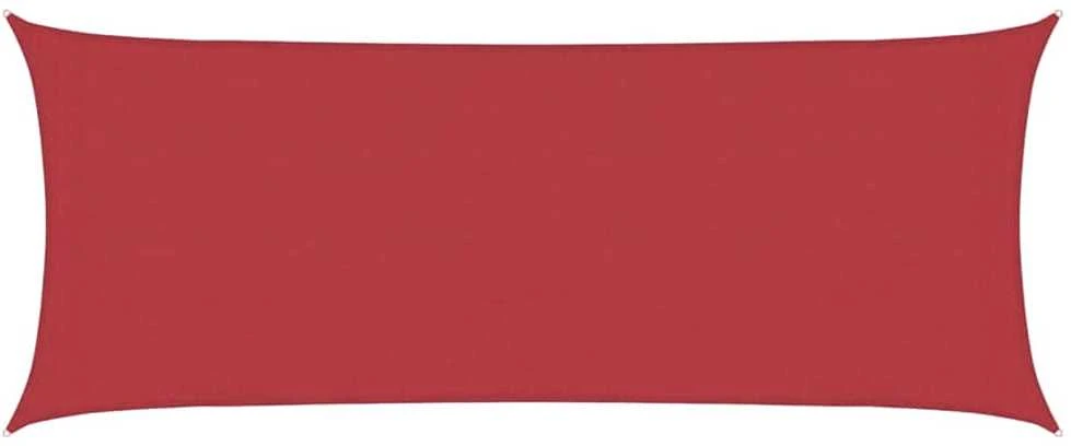 Uždanga nuo saulės, raudonos spalvos, 2x4,5m, HDPE, 160g/m²