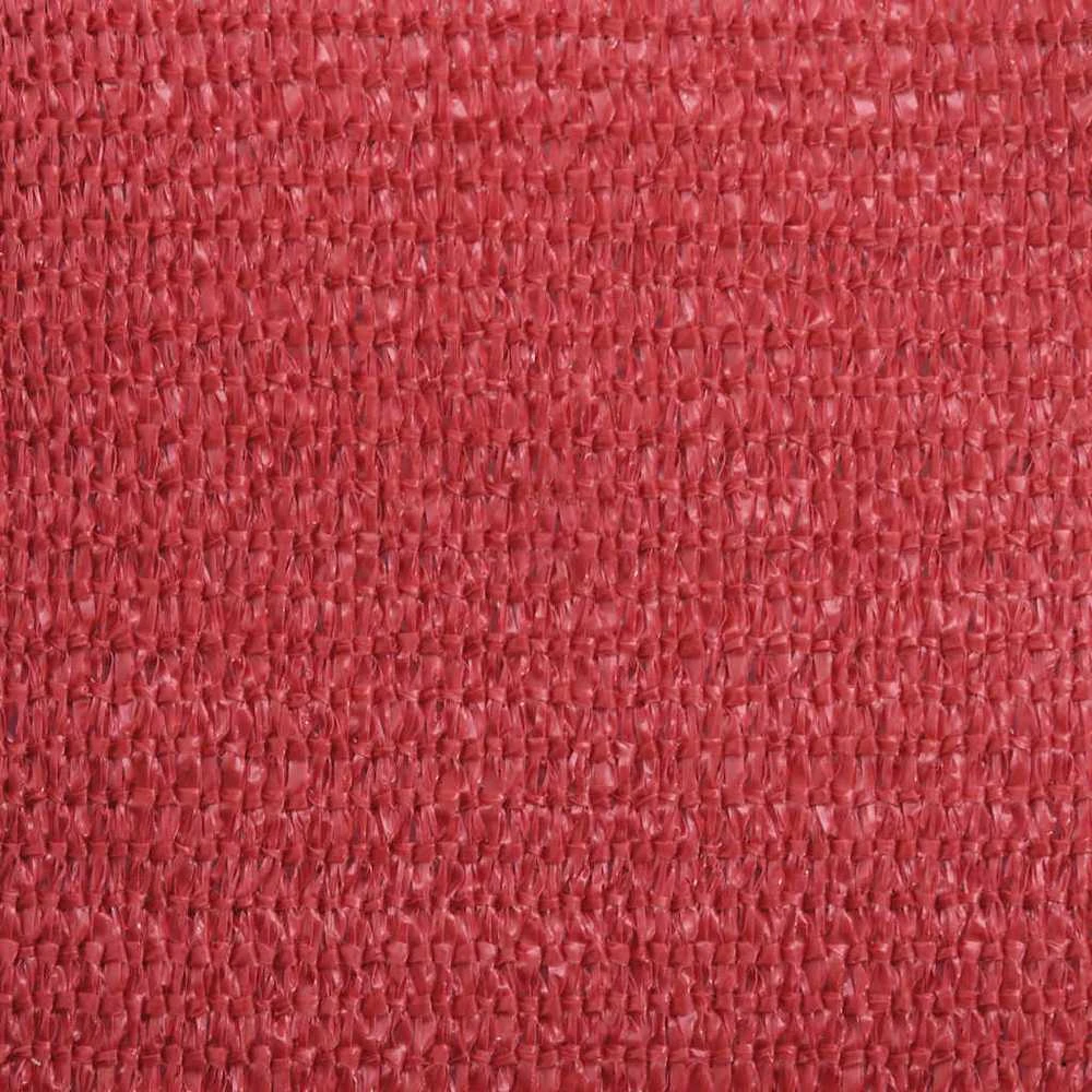 Uždanga nuo saulės, raudonos spalvos, 3,5x5m, HDPE, 160g/m²