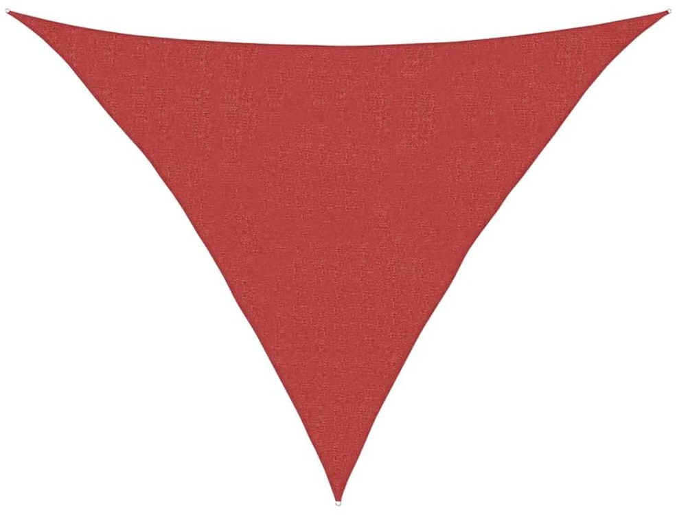 Uždanga nuo saulės, raudonos spalvos, 3x3x4,2m, HDPE, 160g/m²