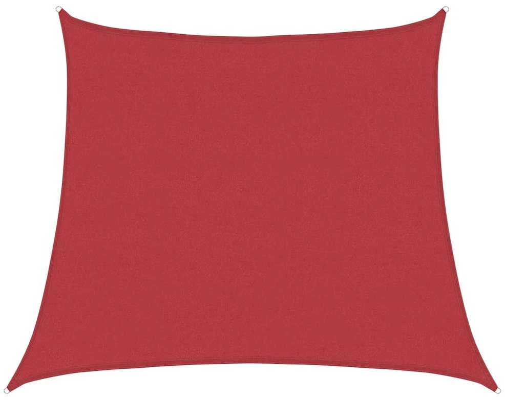 Uždanga nuo saulės, raudonos spalvos, 4/5x4m, HDPE, 160g/m²