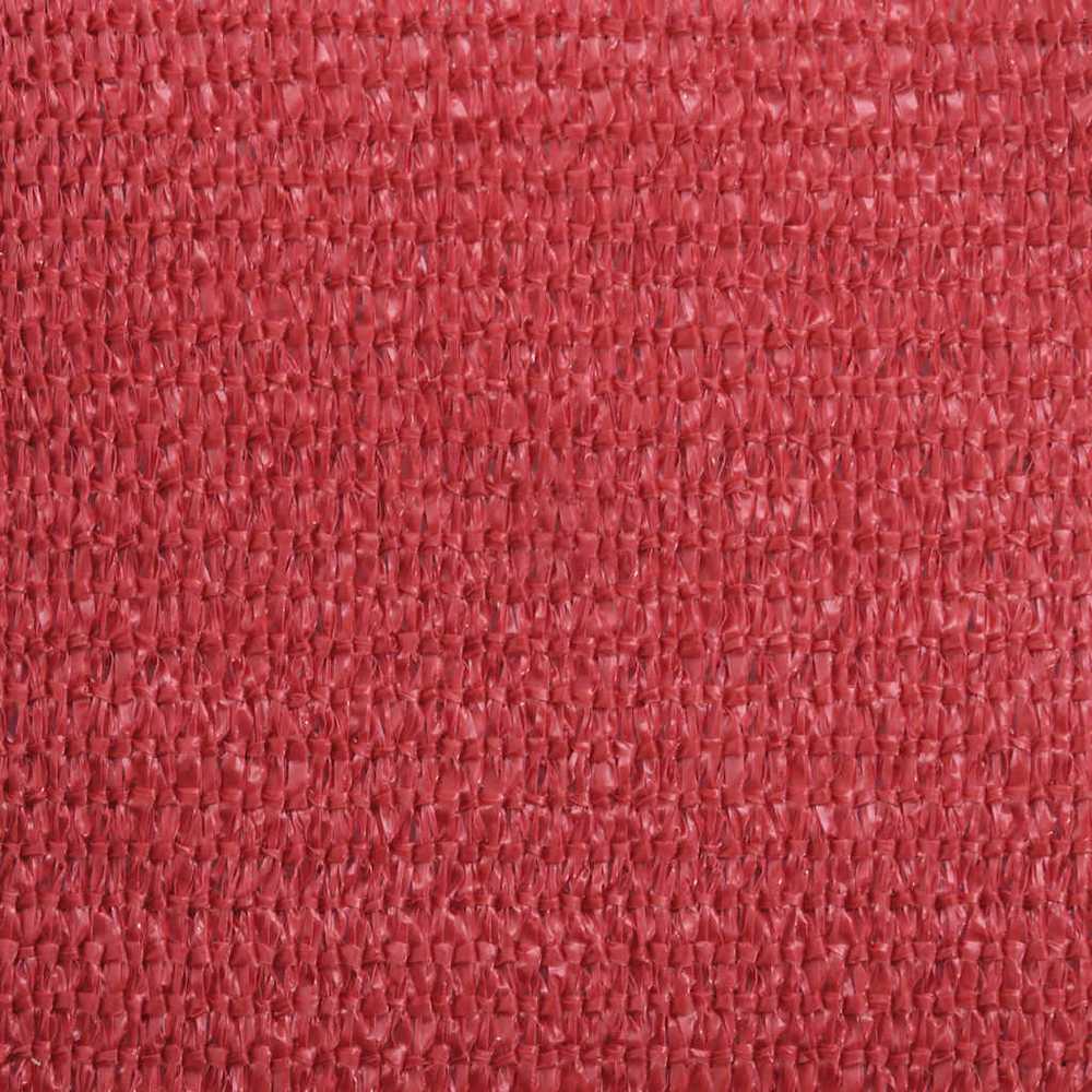 Uždanga nuo saulės, raudonos spalvos, 4x4m, HDPE, 160g/m²