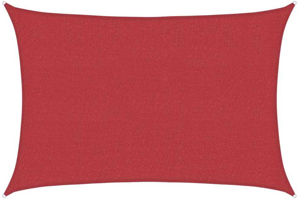Uždanga nuo saulės, raudonos spalvos, 4x5m, HDPE, 160g/m²