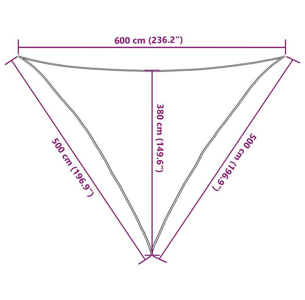 Uždanga nuo saulės, raudonos spalvos, 5x5x6m, HDPE, 160g/m²