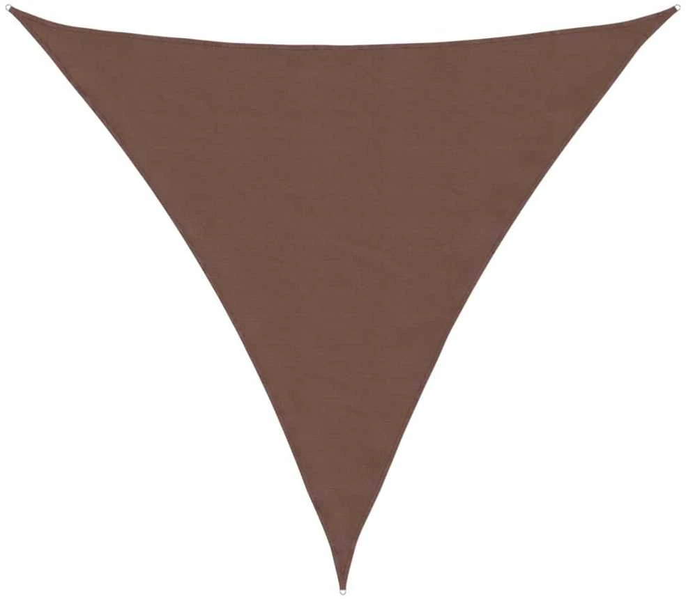 Uždanga nuo saulės, ruda, 4,5x4,5x4,5m, oksfordo audinys