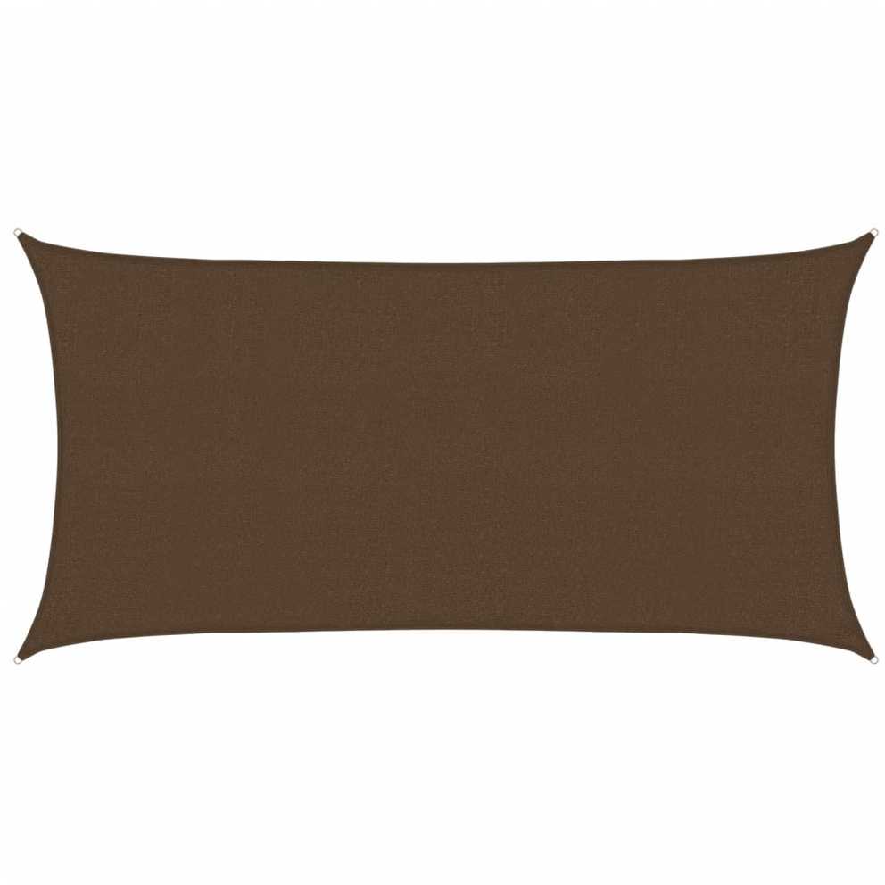 Uždanga nuo saulės, rudos spalvos, 2x3,5m, HDPE, 160g/m²