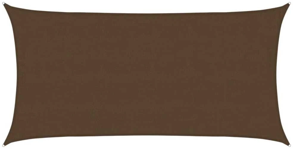 Uždanga nuo saulės, rudos spalvos, 4x7m, HDPE, 160g/m²