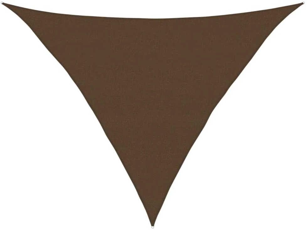 Uždanga nuo saulės, rudos spalvos, 5x5x6m, HDPE, 160g/m²
