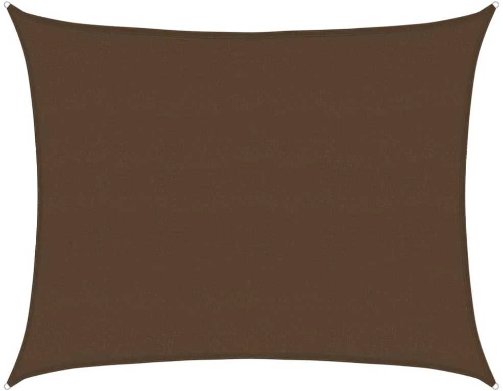 Uždanga nuo saulės, rudos spalvos, 6x7m, HDPE, 160g/m²