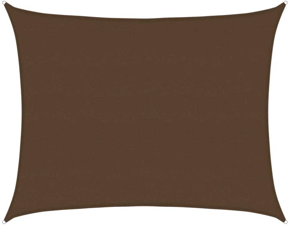 Uždanga nuo saulės, rudos spalvos, 6x8m, HDPE, 160g/m²
