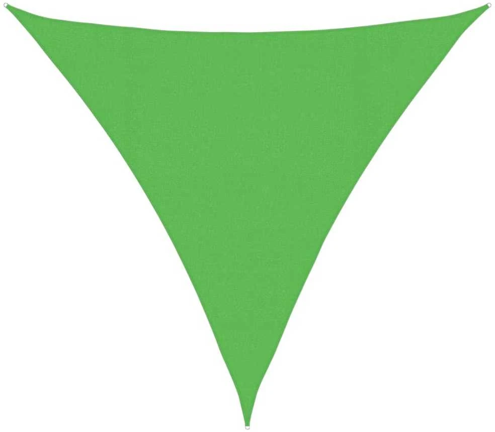 Uždanga nuo saulės, šviesiai žalia, 4,5x4,5x4,5m, HDPE, 160g/m²