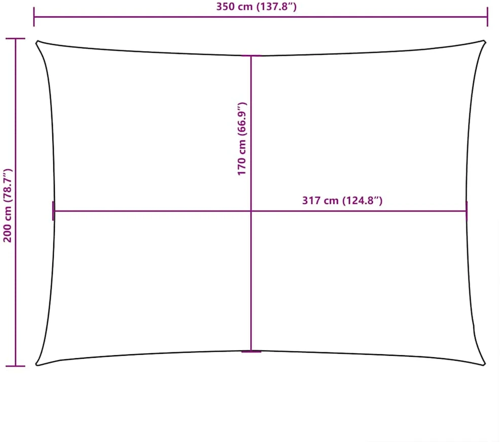 Uždanga nuo saulės, tamsiai žalia, 2x3,5m, oksfordo audinys