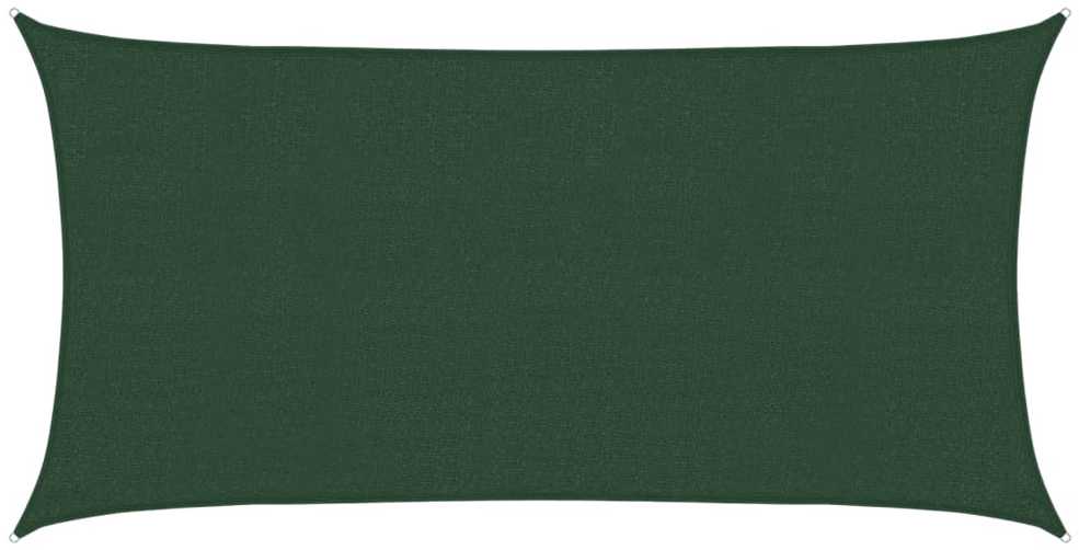 Uždanga nuo saulės, tamsiai žalia, 2x3,5m, HDPE, 160g/m²