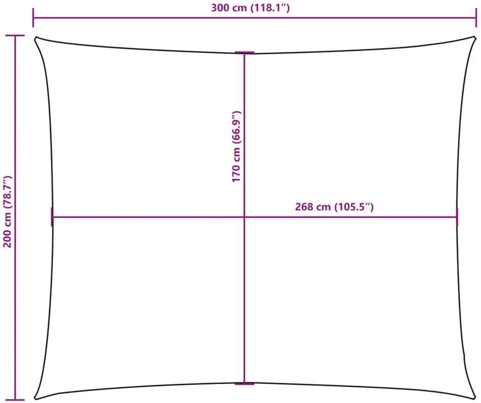 Uždanga nuo saulės, tamsiai žalia, 2x3m, oksfordo audinys