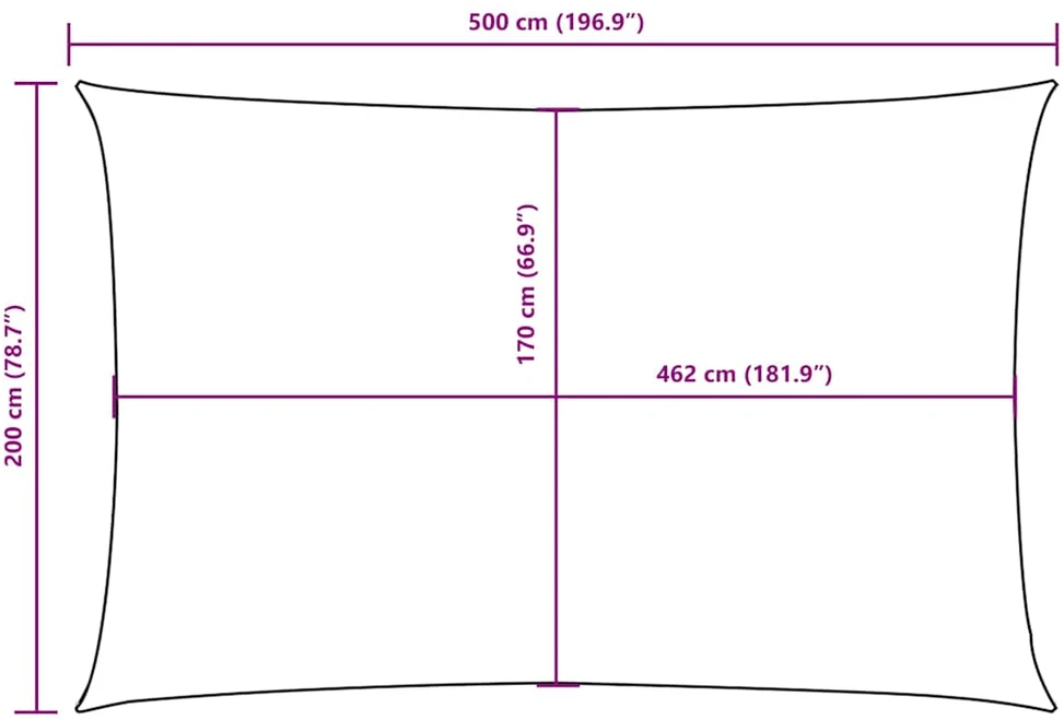 Uždanga nuo saulės, tamsiai žalia, 2x5m, oksfordo audinys