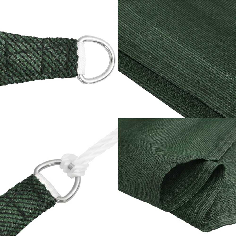 Uždanga nuo saulės, tamsiai žalia, 4,5x4,5m, HDPE, 160g/m²
