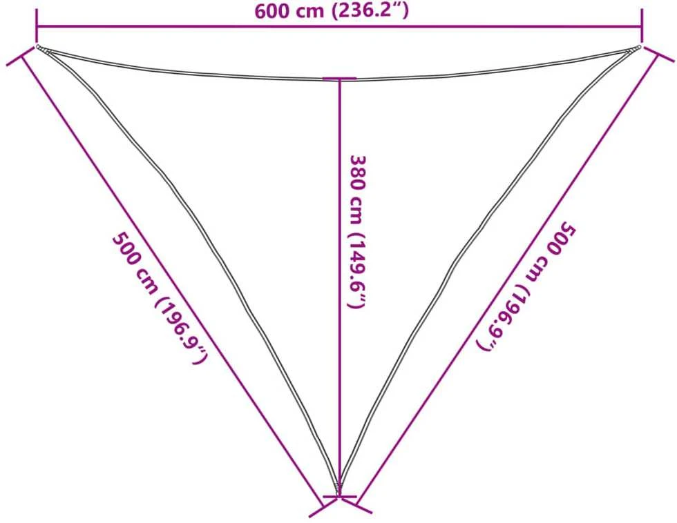 Uždanga nuo saulės, tamsiai žalia, 5x5x6m, HDPE, 160g/m²