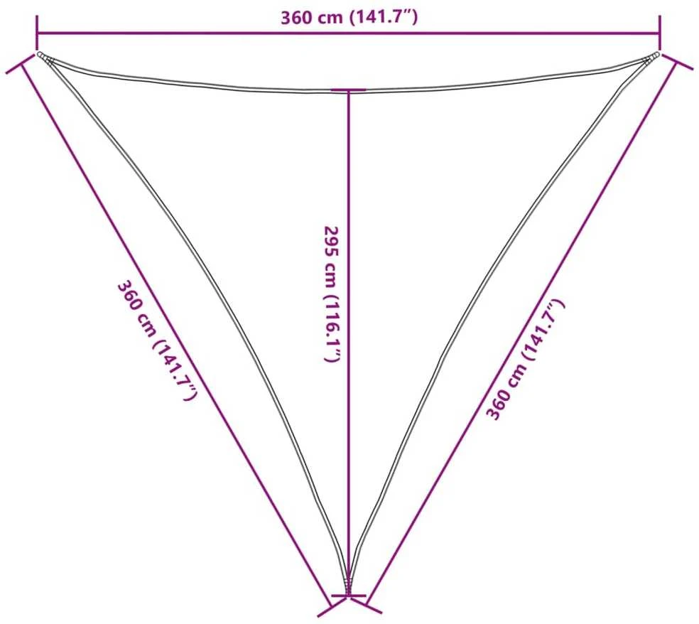 Uždanga nuo saulės, tamsiai žalia,oksfordo audinys,3,6x3,6x3,6m