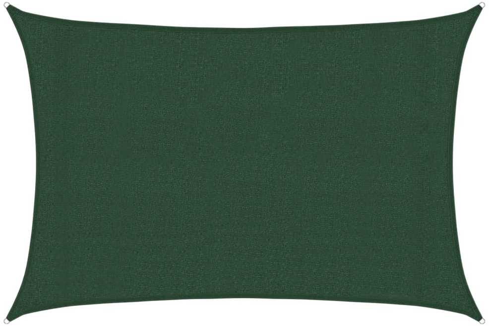 Uždanga nuo saulės, tamsiai žalios spalvos, 3x5m, HDPE, 160g/m²