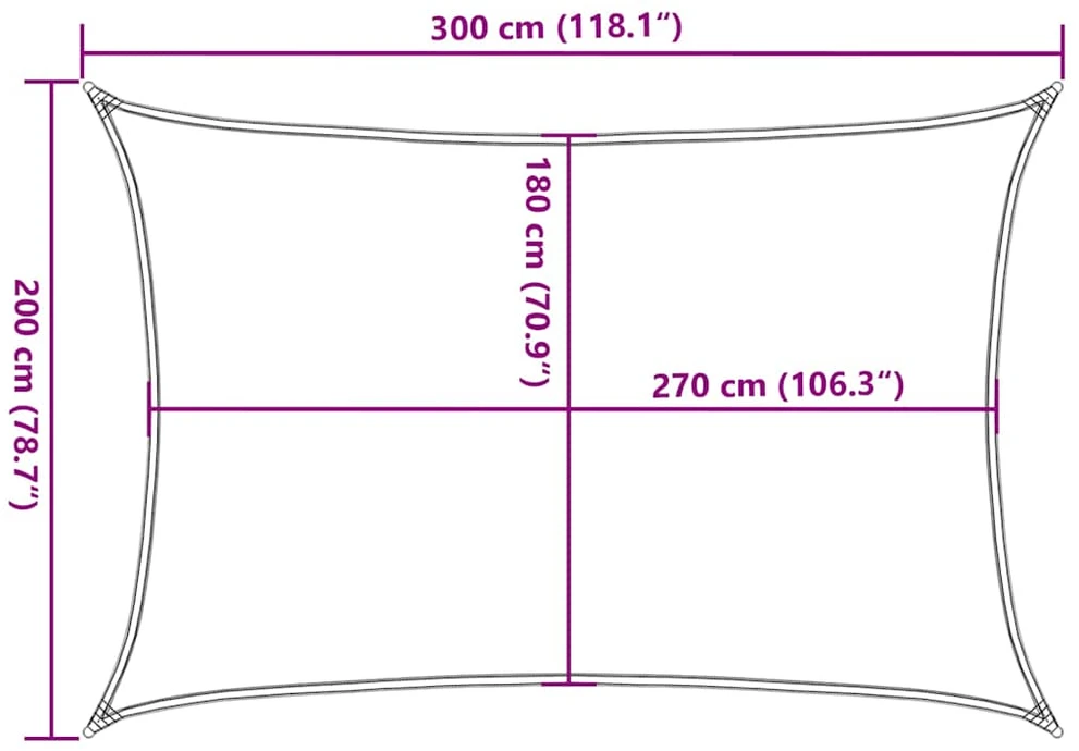Uždanga nuo saulės, tamsiai žalios spalvos, 2x3m, HDPE, 160g/m²