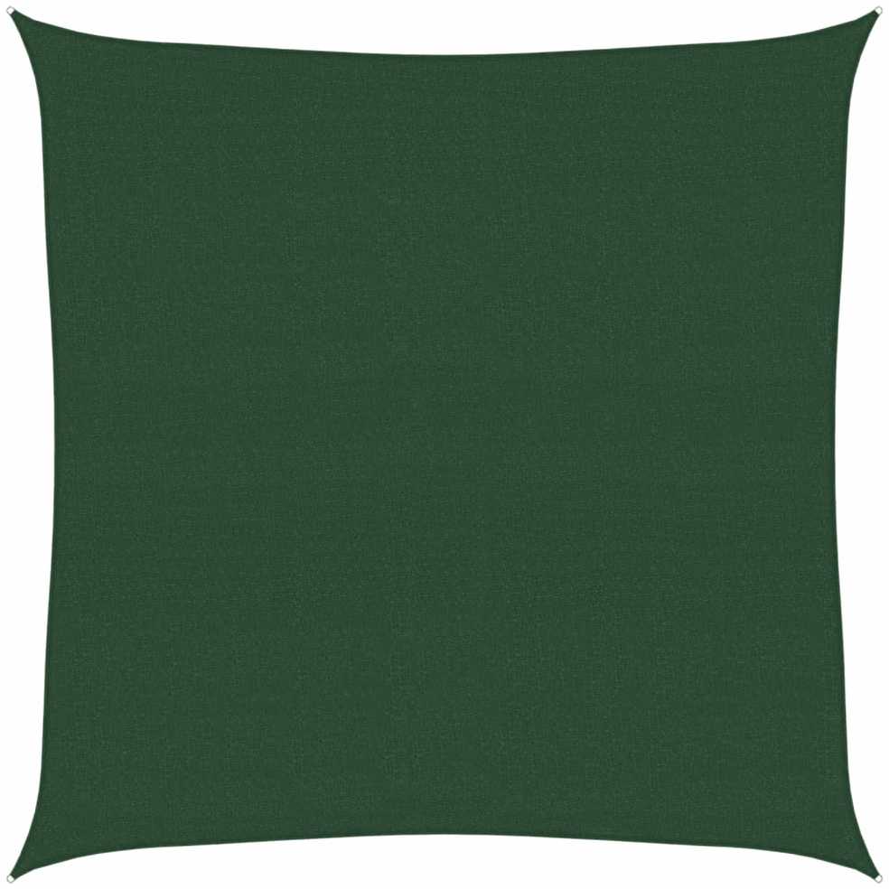 Uždanga nuo saulės, tamsiai žalios spalvos, 7x7m, HDPE, 160g/m²