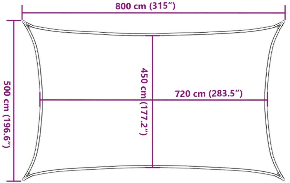 Uždanga nuo saulės, tamsiai žalios spalvos, 5x8m, HDPE, 160g/m²