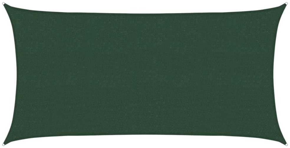 Uždanga nuo saulės, tamsiai žalios spalvos, 2x4m, HDPE, 160g/m²