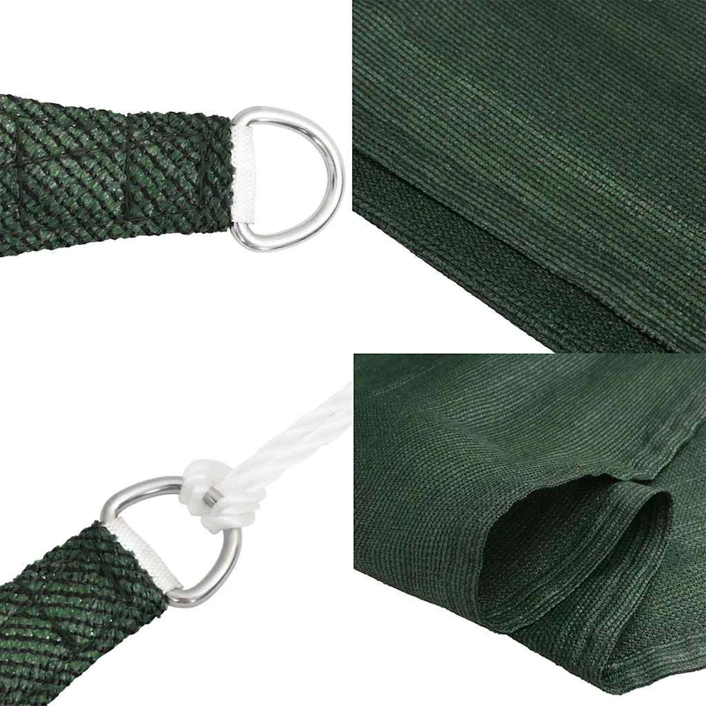 Uždanga nuo saulės, tamsiai žalios spalvos, 2x4m, HDPE, 160g/m²