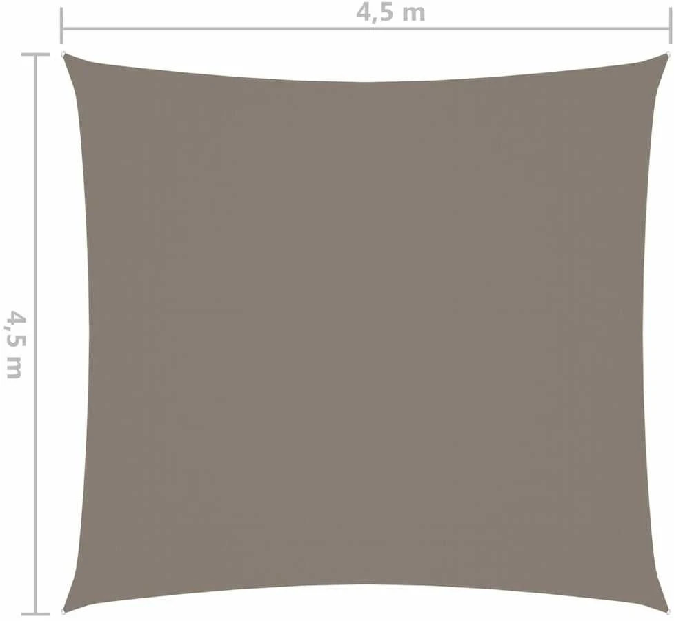 Uždanga nuo saulės, taupe, 4,5x4,5m, oksfordo audinys