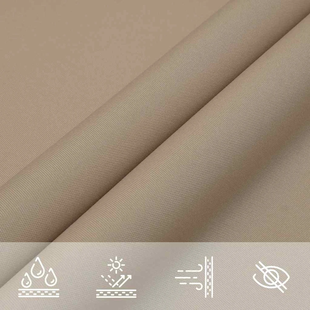 Uždanga nuo saulės, taupe, 4x5x6,4m, oksfordo audinys
