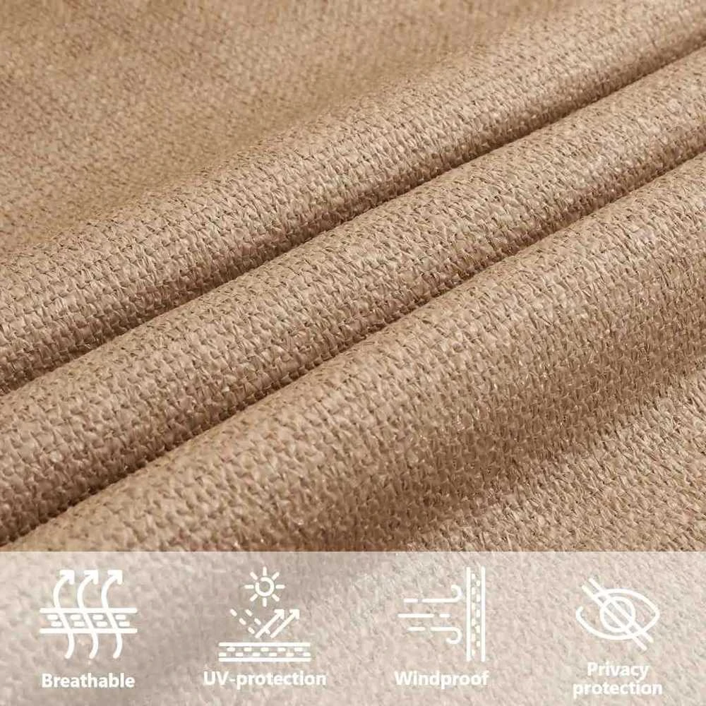 Uždanga nuo saulės, taupe spalvos, 2,5x3m, HDPE, 160g/m²